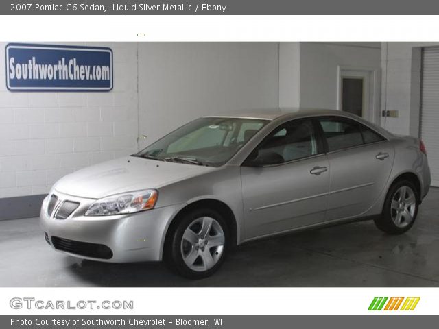 2007 Pontiac G6 Sedan in Liquid Silver Metallic