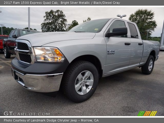 2017 Ram 1500 Express Quad Cab in Bright Silver Metallic