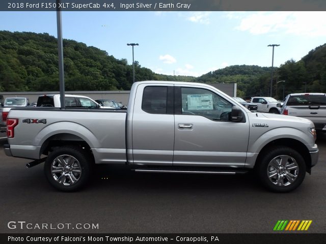 2018 Ford F150 XLT SuperCab 4x4 in Ingot Silver