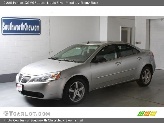 2008 Pontiac G6 V6 Sedan in Liquid Silver Metallic