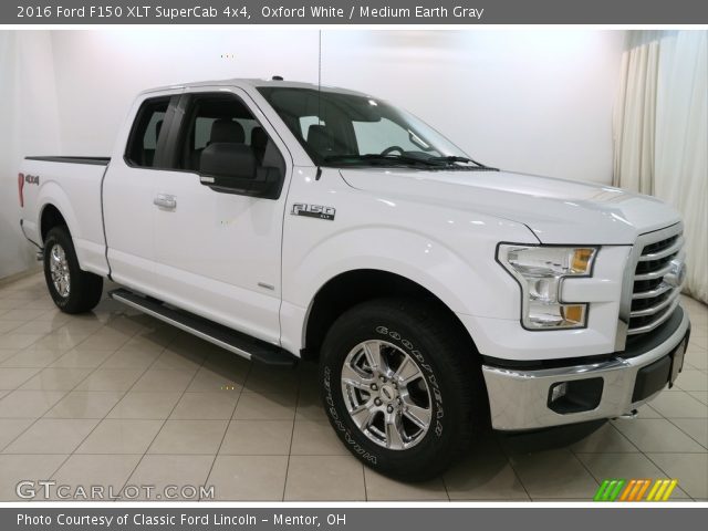 2016 Ford F150 XLT SuperCab 4x4 in Oxford White