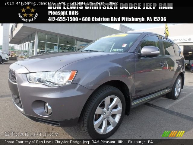 2010 Mitsubishi Outlander GT 4WD in Graphite Gray Pearl