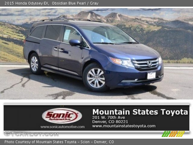 2015 Honda Odyssey EX in Obsidian Blue Pearl