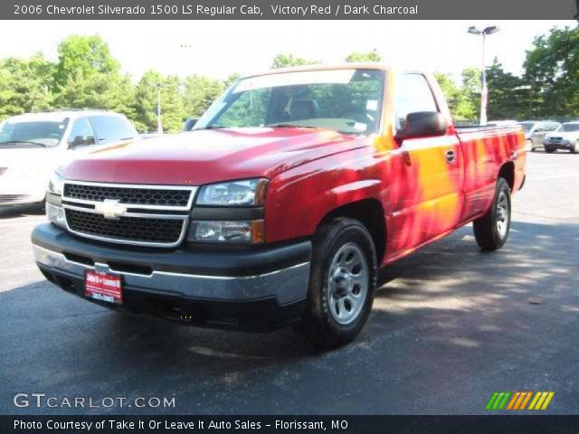 2006 Chevrolet Silverado 1500 LS Regular Cab in Victory Red