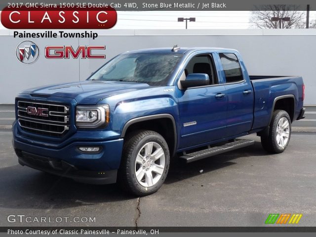 2017 GMC Sierra 1500 SLE Double Cab 4WD in Stone Blue Metallic
