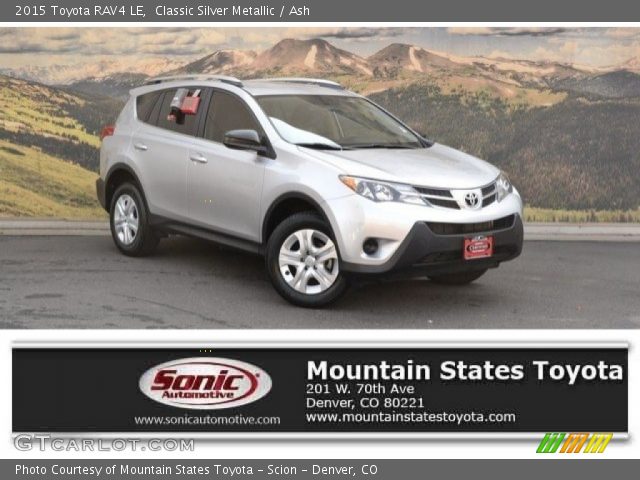 2015 Toyota RAV4 LE in Classic Silver Metallic