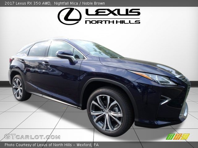 2017 Lexus RX 350 AWD in Nightfall Mica