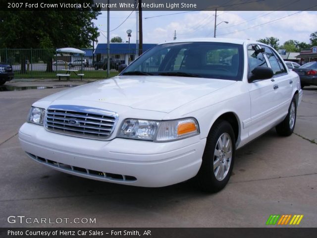 2007 Ford Crown Victoria LX in Vibrant White