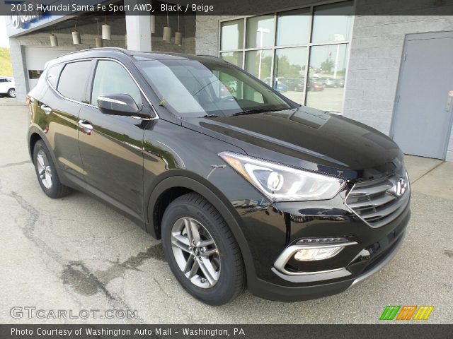 2018 Hyundai Santa Fe Sport AWD in Black