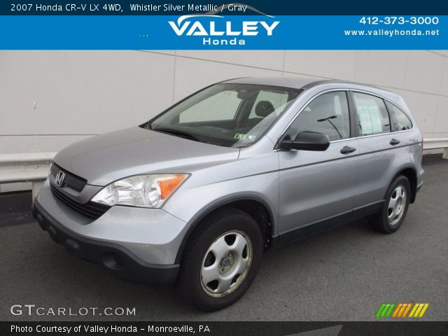 2007 Honda CR-V LX 4WD in Whistler Silver Metallic