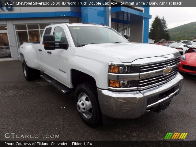 2017 Chevrolet Silverado 3500HD Work Truck Double Cab 4x4 in Summit White
