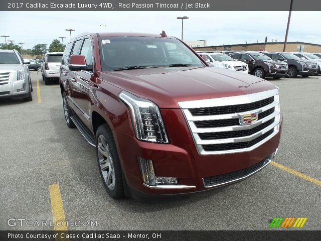 2017 Cadillac Escalade Luxury 4WD in Red Passion Tintcoat