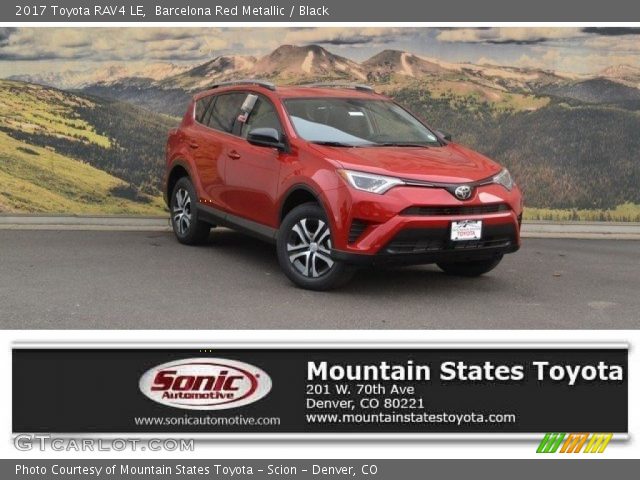 2017 Toyota RAV4 LE in Barcelona Red Metallic