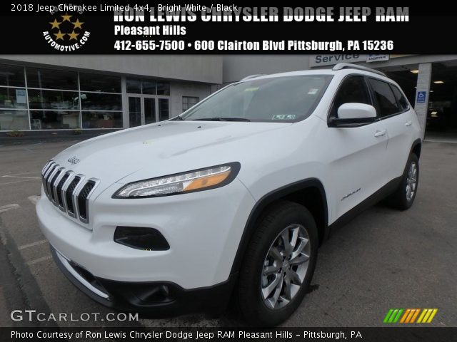 2018 Jeep Cherokee Limited 4x4 in Bright White