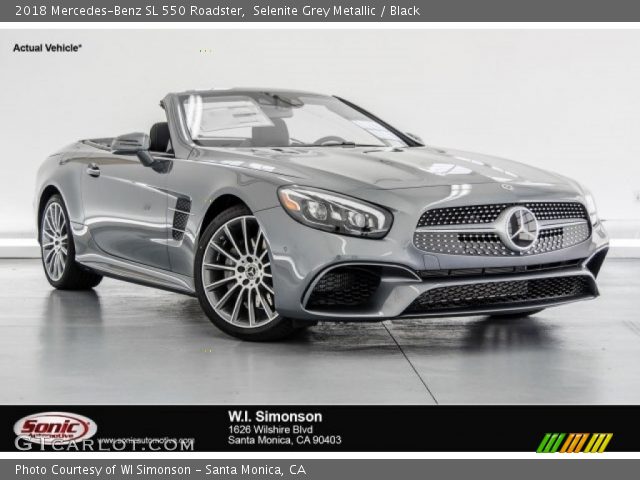 2018 Mercedes-Benz SL 550 Roadster in Selenite Grey Metallic