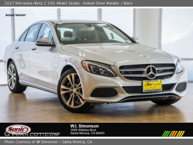 2017 Mercedes-Benz C 300 4Matic Sedan in Iridium Silver Metallic