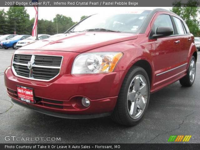 2007 Dodge Caliber R/T in Inferno Red Crystal Pearl