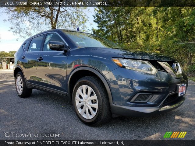 2016 Nissan Rogue S AWD in Arctic Blue Metallic