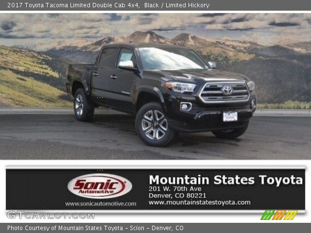 2017 Toyota Tacoma Limited Double Cab 4x4 in Black