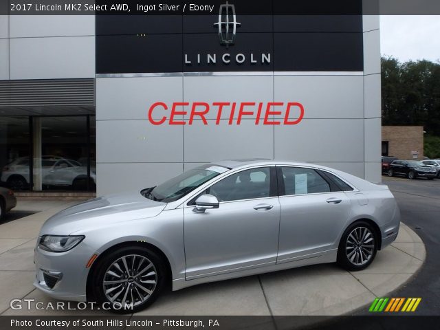 2017 Lincoln MKZ Select AWD in Ingot Silver