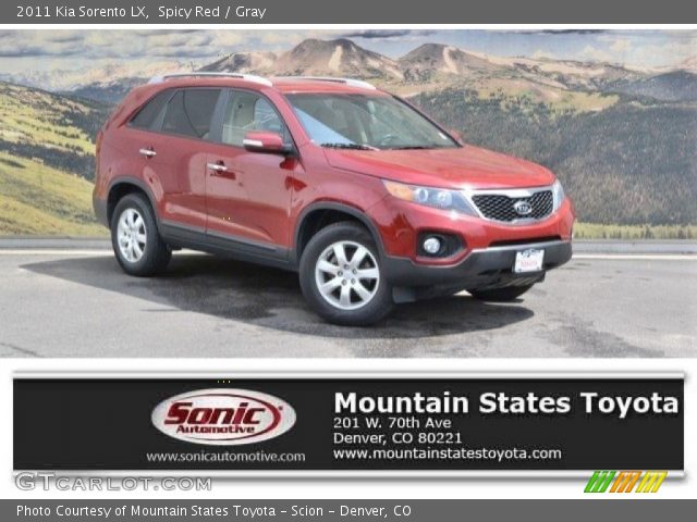 2011 Kia Sorento LX in Spicy Red