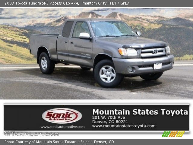 2003 Toyota Tundra SR5 Access Cab 4x4 in Phantom Gray Pearl