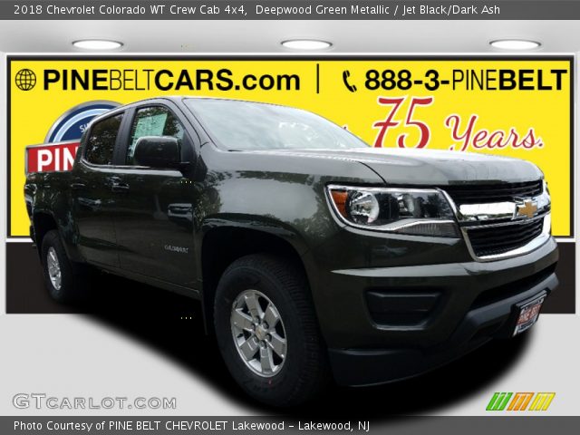 2018 Chevrolet Colorado WT Crew Cab 4x4 in Deepwood Green Metallic