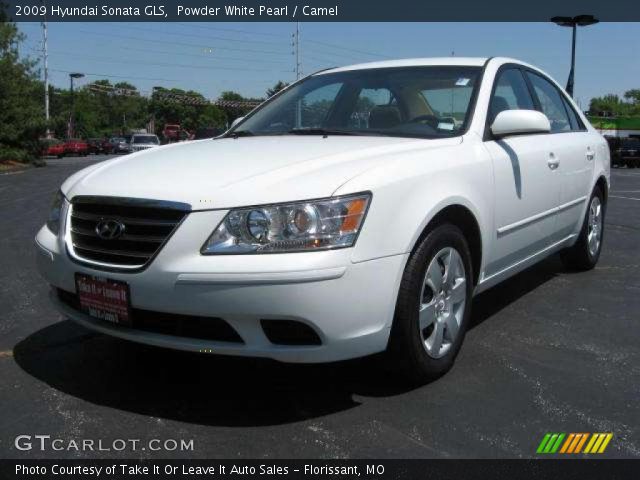 2009 Hyundai Sonata GLS in Powder White Pearl