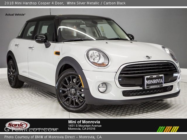 2018 Mini Hardtop Cooper 4 Door in White Silver Metallic