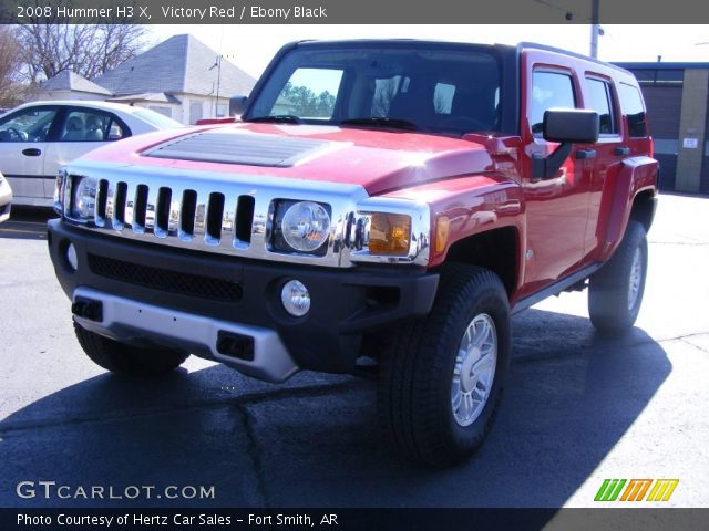 2008 Hummer H3 X in Victory Red