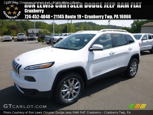 2018 Jeep Cherokee Limited 4x4 in Bright White