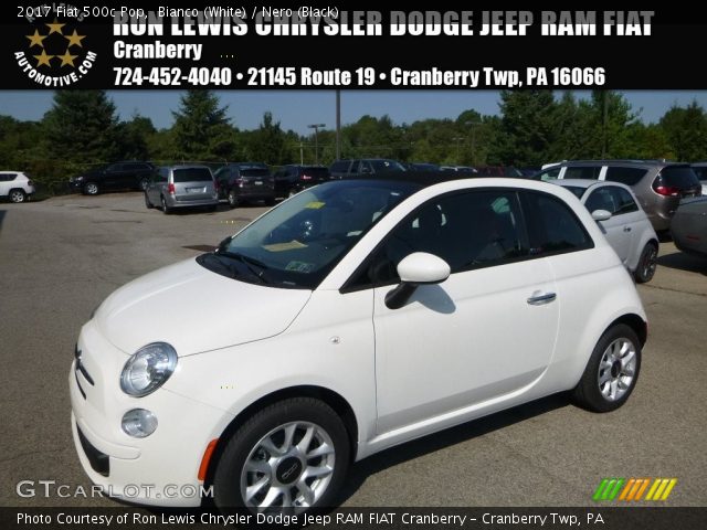 2017 Fiat 500c Pop in Bianco (White)