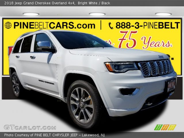 2018 Jeep Grand Cherokee Overland 4x4 in Bright White