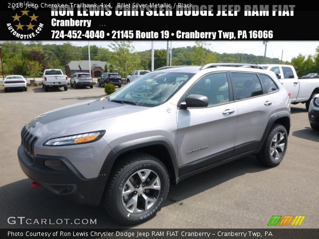 2018 Jeep Cherokee Trailhawk 4x4 in Billet Silver Metallic