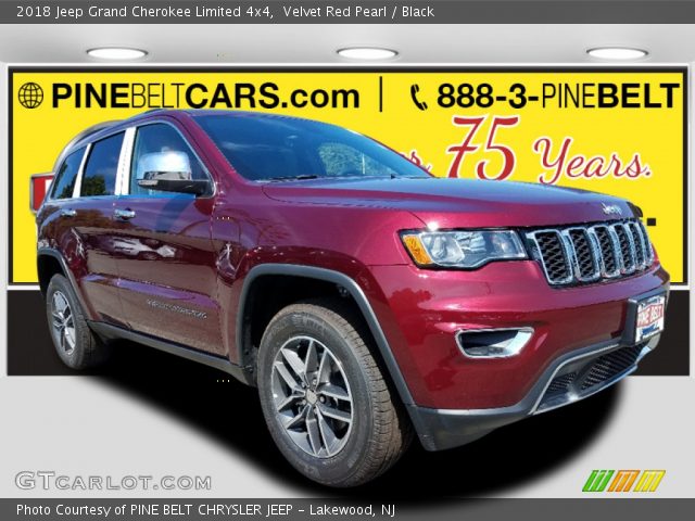 2018 Jeep Grand Cherokee Limited 4x4 in Velvet Red Pearl