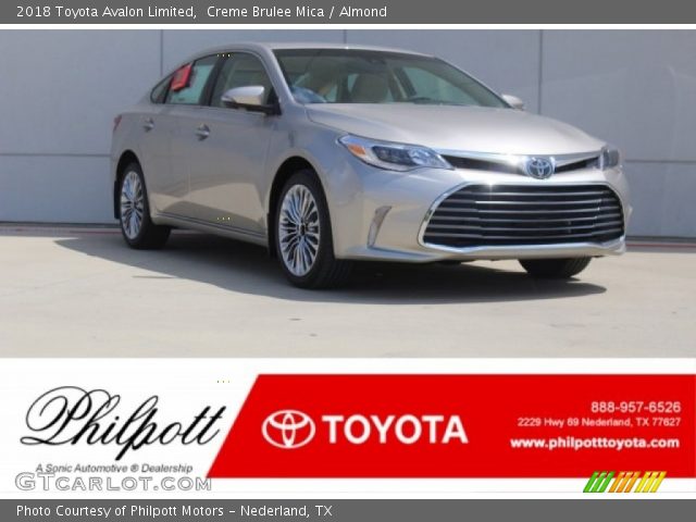 2018 Toyota Avalon Limited in Creme Brulee Mica
