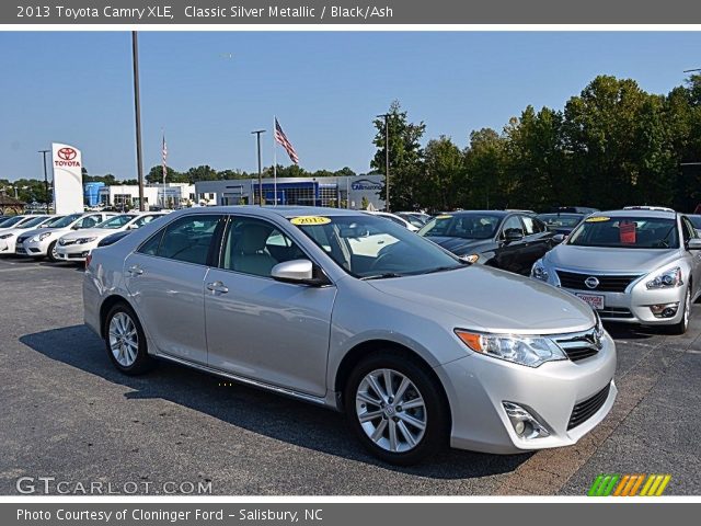 2013 Toyota Camry XLE in Classic Silver Metallic