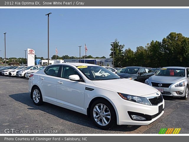2012 Kia Optima EX in Snow White Pearl