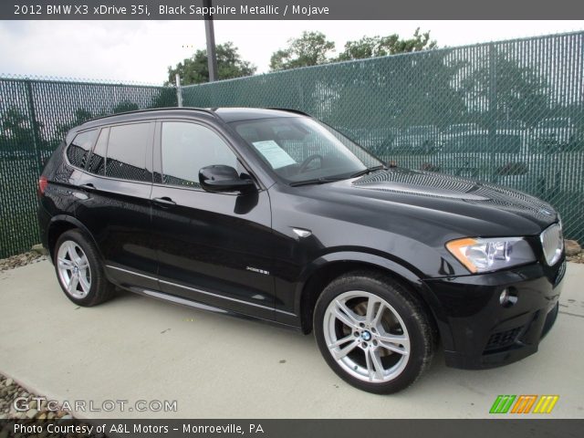 2012 BMW X3 xDrive 35i in Black Sapphire Metallic