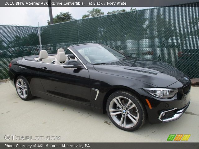 2018 BMW 4 Series 430i xDrive Convertible in Jet Black