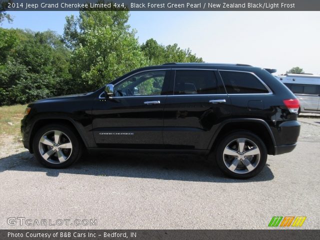 2014 Jeep Grand Cherokee Limited 4x4 in Black Forest Green Pearl