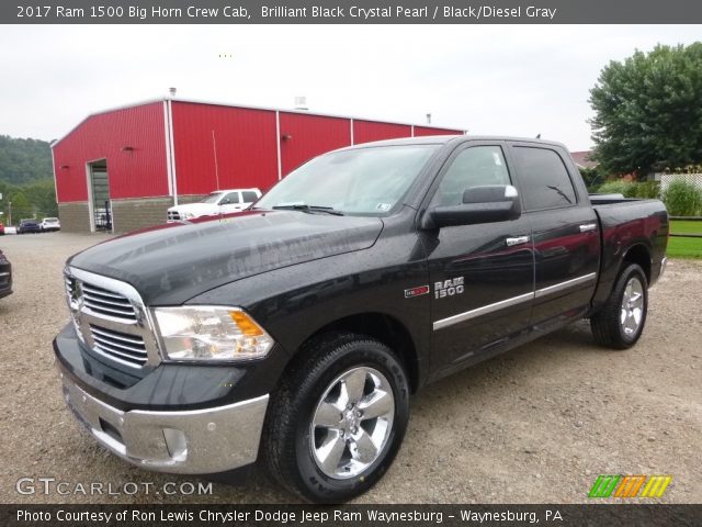 2017 Ram 1500 Big Horn Crew Cab in Brilliant Black Crystal Pearl