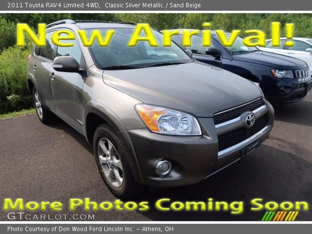 2011 Toyota RAV4 Limited 4WD in Classic Silver Metallic