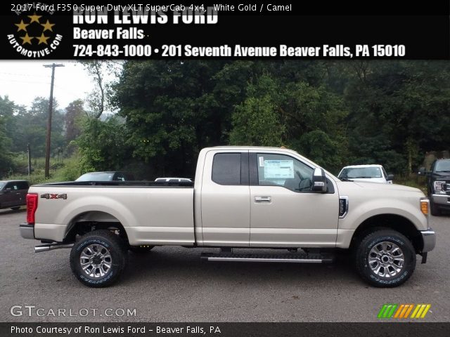 2017 Ford F350 Super Duty XLT SuperCab 4x4 in White Gold