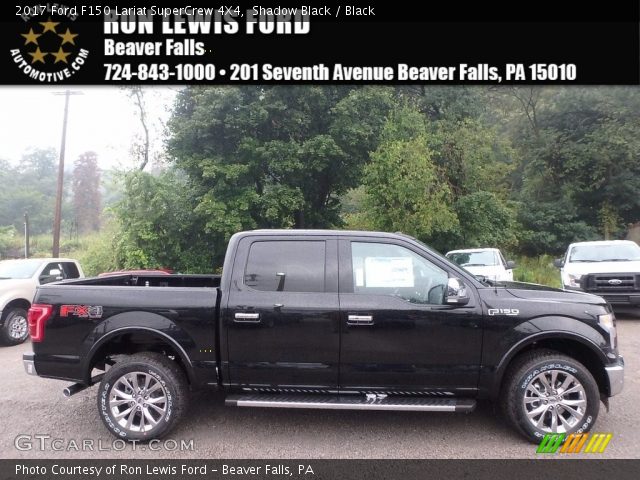 2017 Ford F150 Lariat SuperCrew 4X4 in Shadow Black