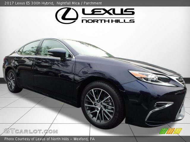 2017 Lexus ES 300h Hybrid in Nightfall Mica