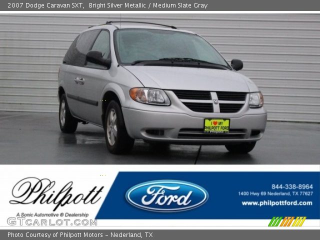 2007 Dodge Caravan SXT in Bright Silver Metallic