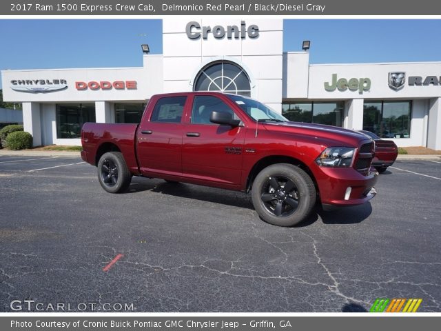 2017 Ram 1500 Express Crew Cab in Delmonico Red Pearl
