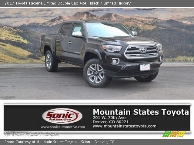 2017 Toyota Tacoma Limited Double Cab 4x4 in Black