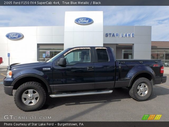 2005 Ford F150 FX4 SuperCab 4x4 in True Blue Metallic